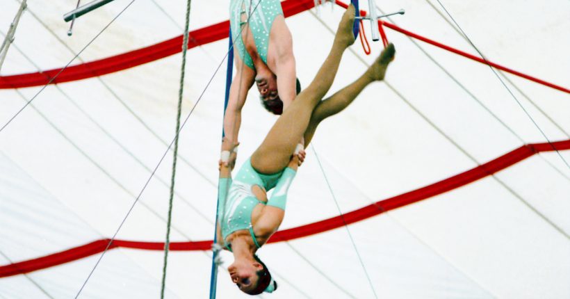 high wire trapeze artists